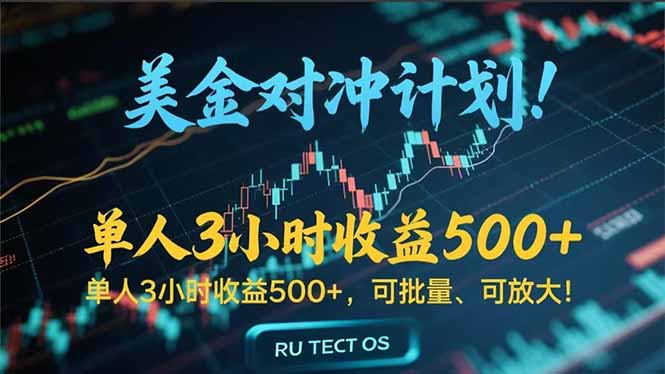 [虚拟项目]（15321期）长久稳定的撸美金项目，平均3小时收入 500+，可公司实地考察实地操作！
