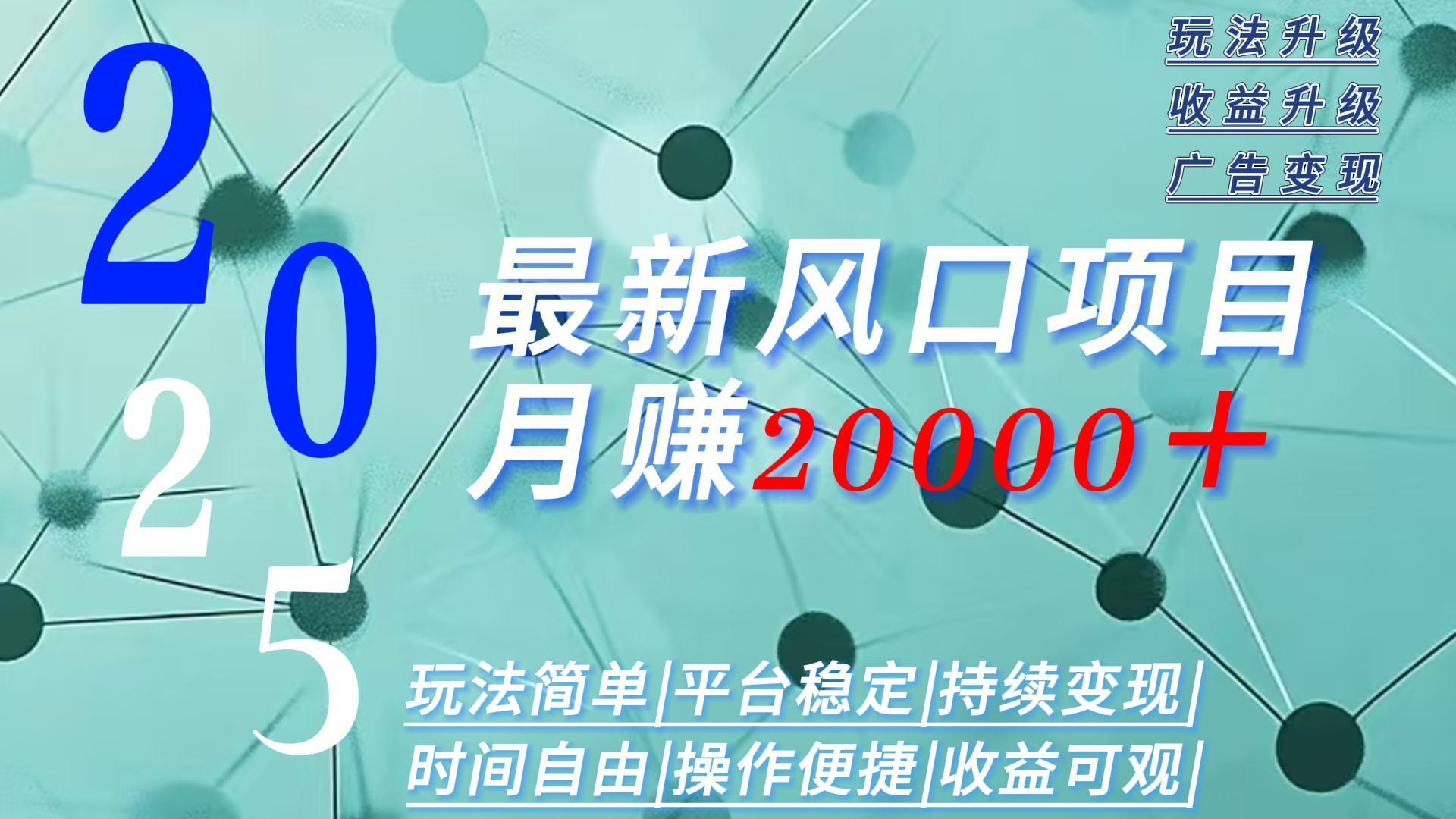[虚拟项目]（15694期）2025广告赛道新风口-月赚2W＋玩法简单，时间自由-第1张图片-智慧创业网