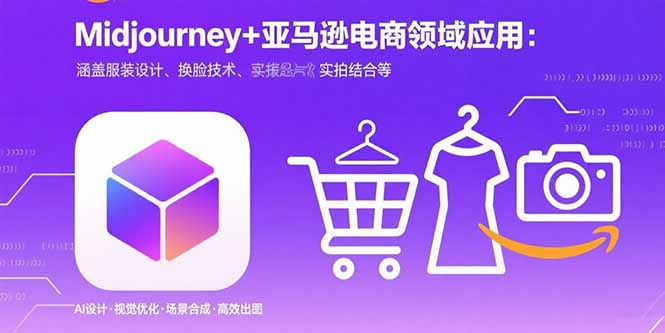 [跨境电商]（15777期）Midjourney+电商领域商业应用：涵盖服装设计、换脸技术、实拍结合等