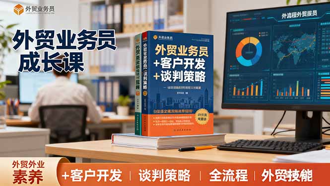 [跨境电商]（16250期）外贸业务员成长课：职业素养+客户开发+谈判策略、掌握全流程外贸技能-第1张图片-智慧创业网