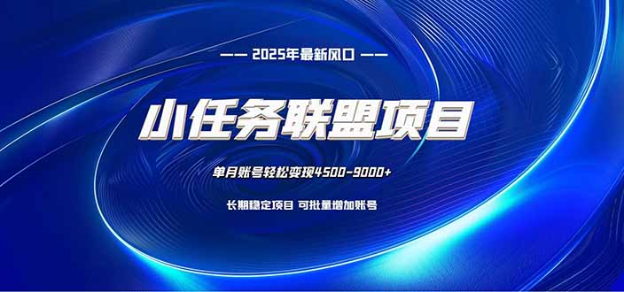 [虚拟项目]（16521期）小任务联盟项目：一台电脑每天只需10分钟，轻松简单稳定