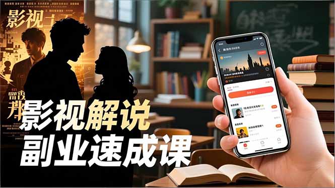 [跨境电商]（16740期）Tk影视解说副业速成课，软件安装、全流程实操、爆款预设，新手两周变现