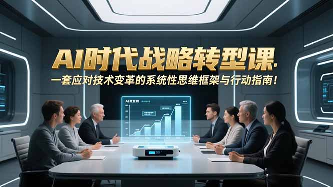 [人工智能]（16990期）AI时代战略转型课：一套应对技术变革的系统性思维框架与行动指南！-第1张图片-智慧创业网
