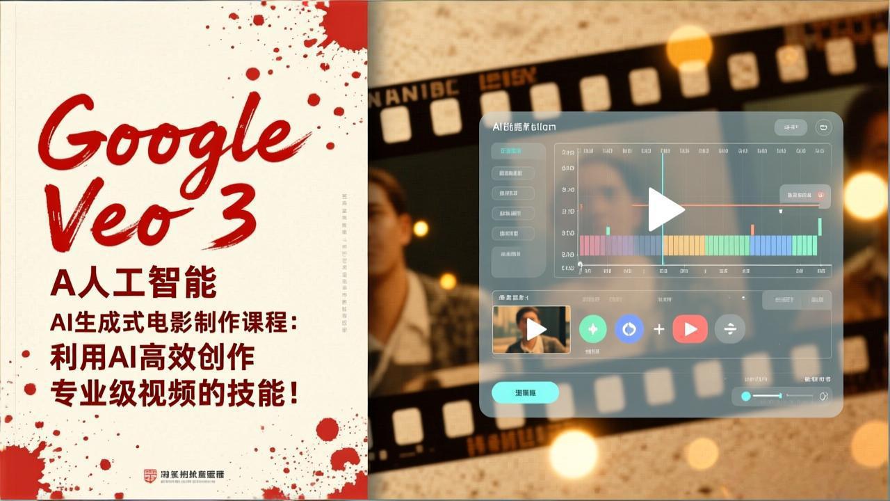 [人工智能]（17032期）Google Veo 3人工智能AI生成式电影制作课程：利用AI高效创作专业级视频的技能！
