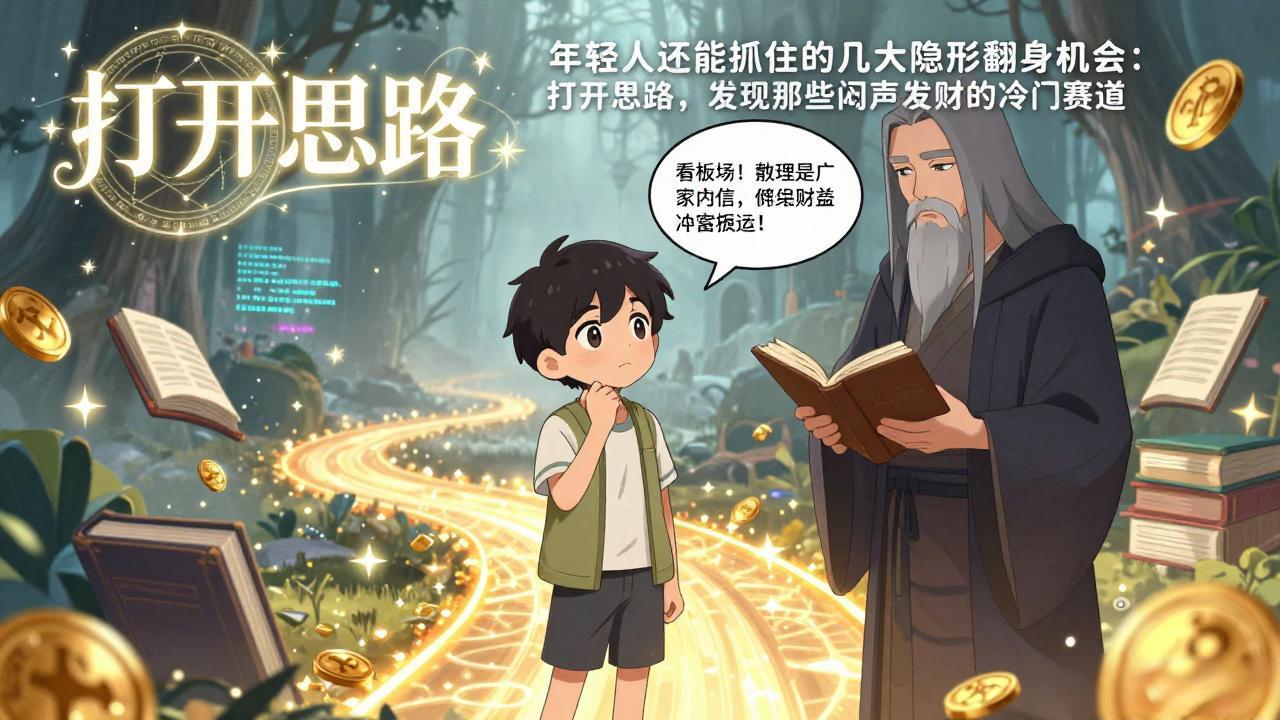 [投资理财]（17471期）付费文1+2：年轻人还能抓住的几大隐形翻身机会：打开思路，发现那些闷声发财的冷门赛道-第1张图片-智慧创业网