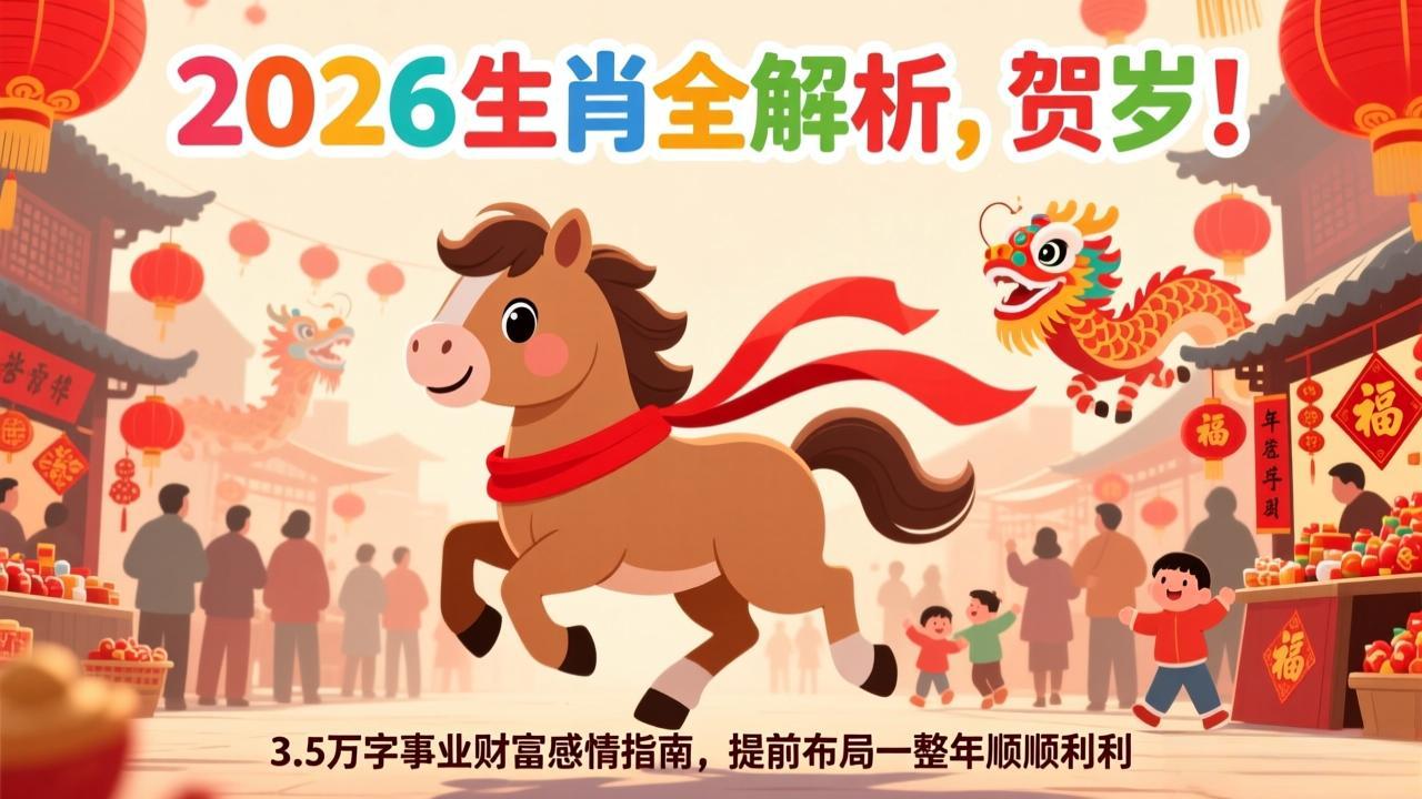 [投资理财]（17428期）付费文章：贺岁！2026生肖全解析，3.5万字事业财富感情指南，提前布局一整年顺顺利利-第1张图片-智慧创业网