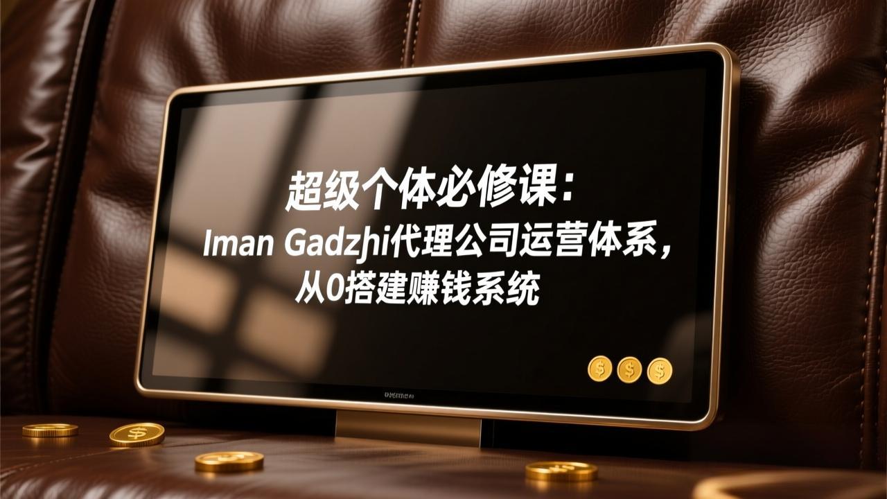 [国外项目]（17525期）超级个体必修课：Iman Gadzhi代理公司运营体系，从0搭建赚钱系统-第1张图片-智慧创业网