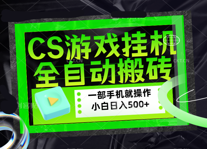 [虚拟项目]（17876期）CSGO游戏挂机捡漏搬砖，超稳定的项目，带领1000+小白实现日入500+，数据可视频验证
