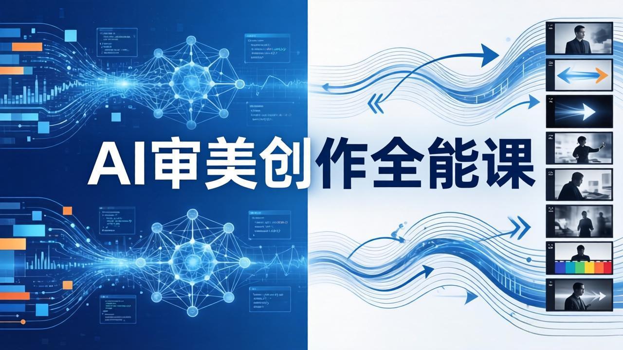 [人工智能]（17973期）AI审美创作全能课：MJ+Seedance+模型训练+影视分镜+编剧，一站式掌握AI艺术创作