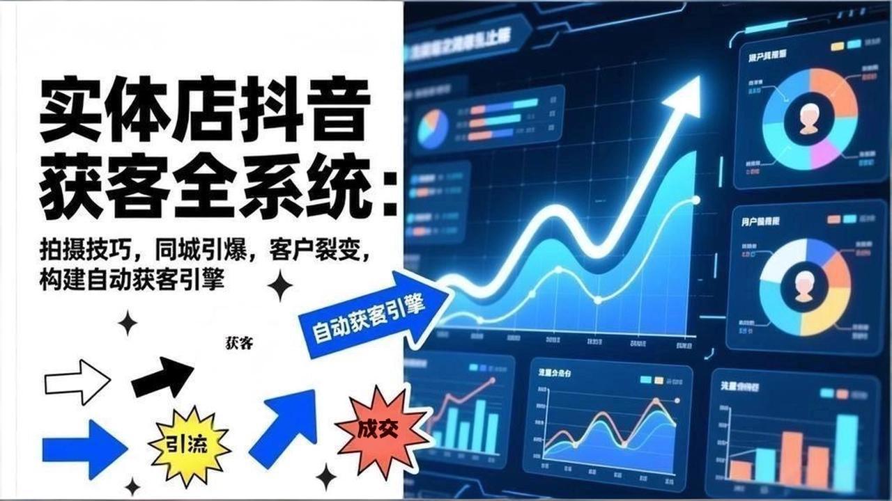 [引流-涨粉-软件]（17090期）2026实体店抖音获客全系统：拍摄技巧，同城引爆，客户裂变，构建自动获客引擎-第1张图片-智慧创业网