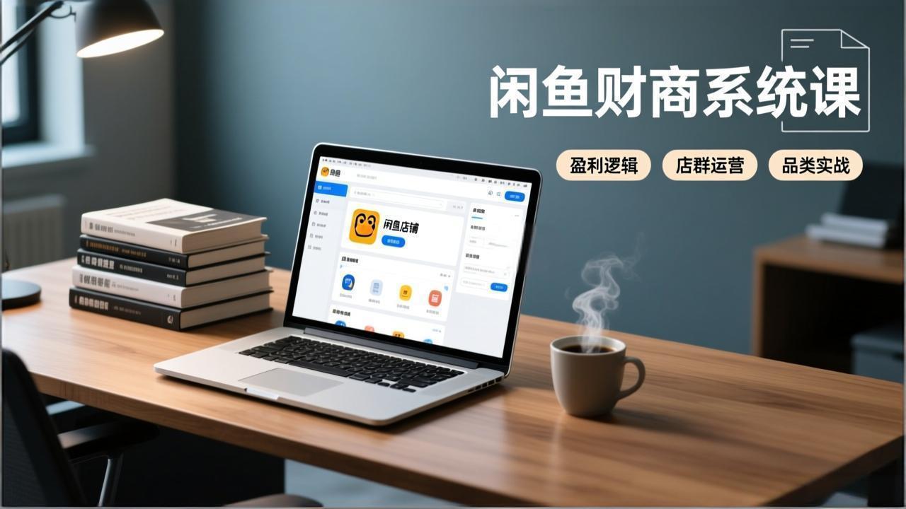 [无货源]（17193期）闲鱼财商系统课：从盈利逻辑、店群运营到品类实战，实现稳定月入过万