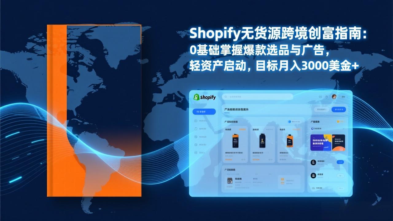 [跨境电商]（17238期）Shopify爆款打法实战：从选品到广告投放，复制爆款模型，驱动独立站月销售额破万刀-第1张图片-智慧创业网