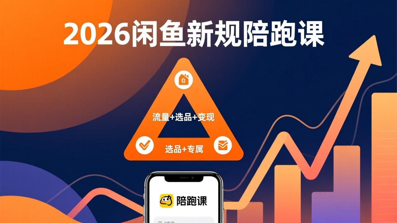 [无货源]（17483期）2026闲鱼高阶陪跑课全新上线，带你吃透新规玩转选品流量，从零搭建稳定变现盈利体系
