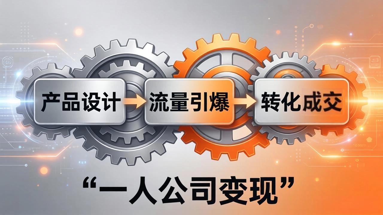 [创业项目]（17864期）一人公司变现全攻略：产品设计+流量引爆+转化成交，打造不受年龄限制的长期事业