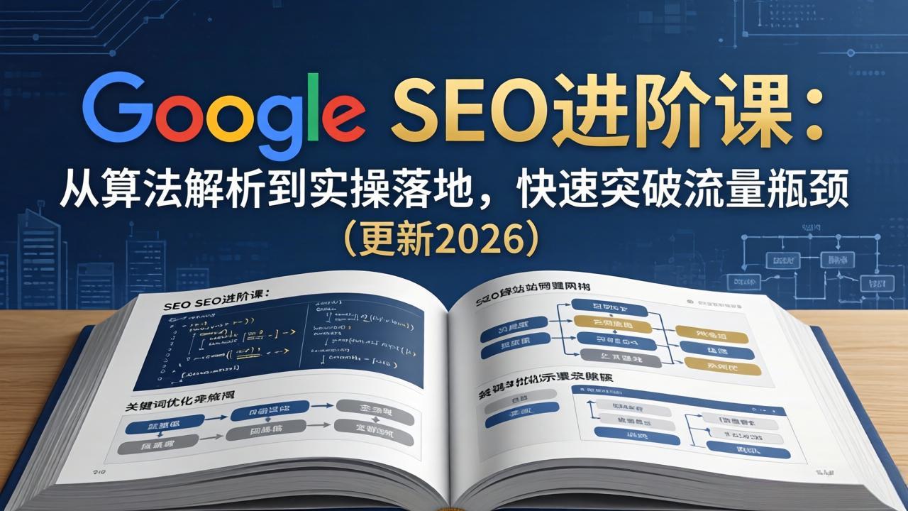 [引流涨粉]（18048期）Google SEO进阶课：从算法解析到实操落地，快速突破流量瓶颈（更新2026）