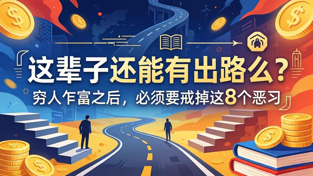 [投资理财]（18214期）关于人生两篇付费文章【这辈子还能有出路么？】【穷人乍富之后，必须要戒掉这8个恶习】-第1张图片-智慧创业网