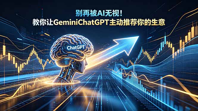 [国外项目]（18659期）别再被AI无视！教你让GeminiChatGPT主动推荐你的生意【原创双语字幕】
