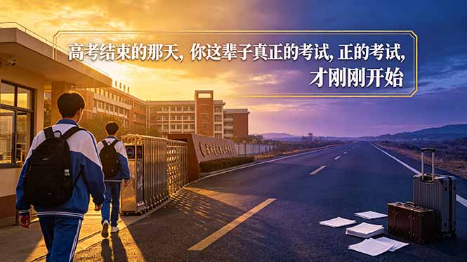 [其它资料]（18968期）付费文章：高考结束的那天，你这辈子真正的考试，才刚刚开始