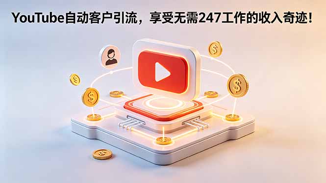 [国外项目]（18658期）YouTube 自动客户引流，享受无需 247 工作的收入奇迹！【原创双语字幕】