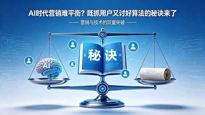 [国外项目]（18600期）AI时代营销难平衡？既抓用户又讨好算法的秘诀来了【原创双语字幕】