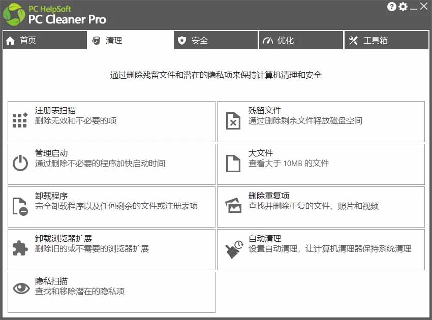 [其它资料]（19282期）轻松吊打Win系统自带工具！电脑清理优化神器，拯救电脑容量，仅5MB，完全免费使用 PC Cleaner Pro-第4张图片-智慧创业网