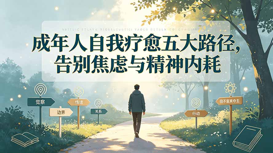 [其它资料]（19516期）付费文章：成年人自我疗愈五大路径，告别焦虑与精神内耗-第1张图片-智慧创业网