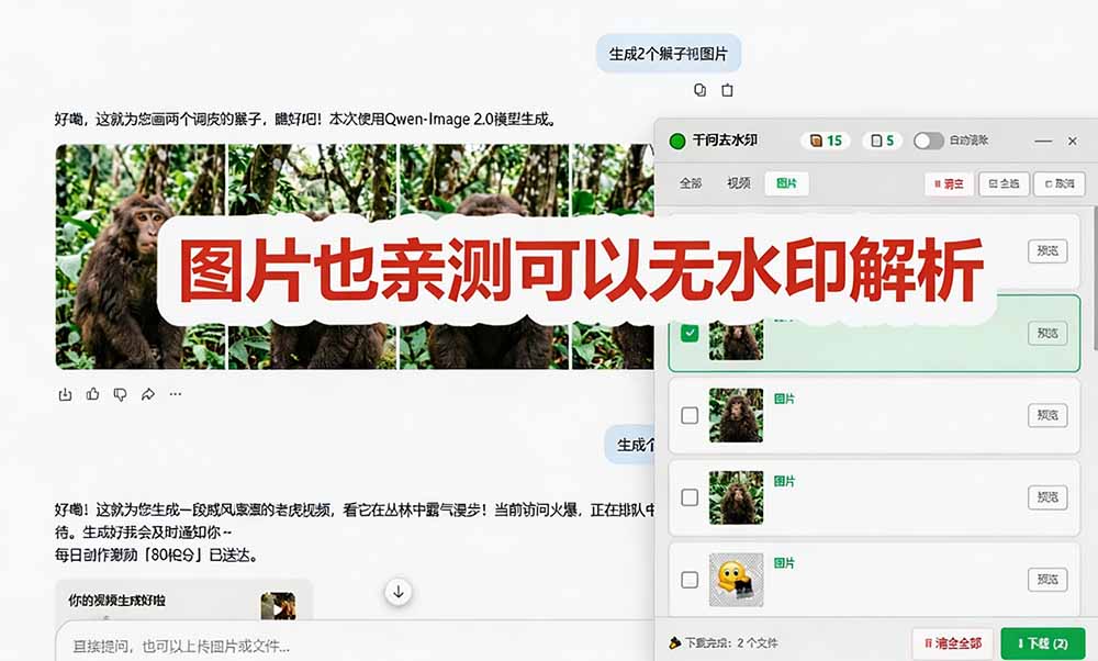 [其它资料]（19730期）太香了！这款千问视频 / 图片去水印神器，一键搞定烦人水印，本地完全免费，浏览器拓展插件-第5张图片-智慧创业网
