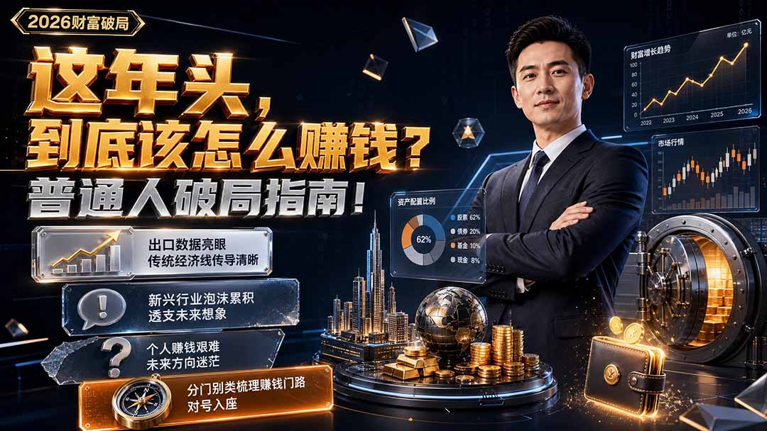 [投资理财]（19660期）付费文章：这年头，到底该怎么赚钱？普通人破局指南！-第2张图片-智慧创业网