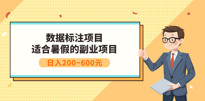 [热门给力项目]（3081期）数据标注项目：适合暑假的副业兼职项目，日入200~600元-第1张图片-智慧创业网