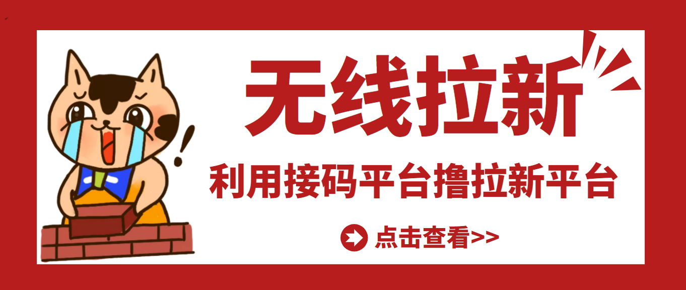 [热门给力项目]（3070期）【高端精品】最新接码无限拉新项目，利用接码平台赚拉新平台差价，日赚500+