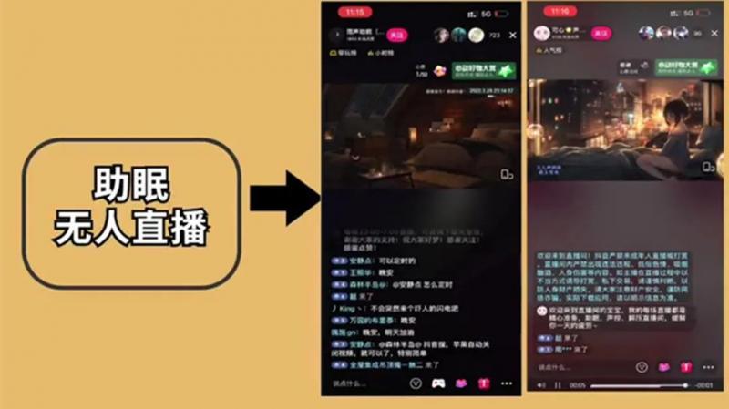 雨声助眠无人直播和胎教类无人直播，哪种更适合做呢？-第1张图片-智慧创业网