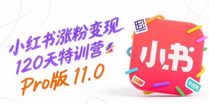[小红书]（15432期）小红书涨粉变现120天特训营Pro版11.0：从0到1掌握平台运营,内容制作和变现