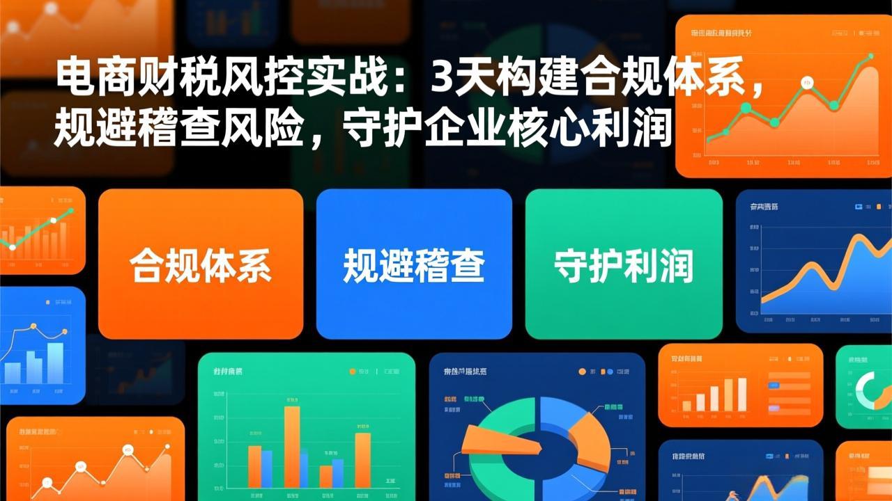 [国内电商]（17197期）电商财税风控实战：3天构建合规体系，规避稽查风险，守护企业核心利润-第1张图片-智慧创业网