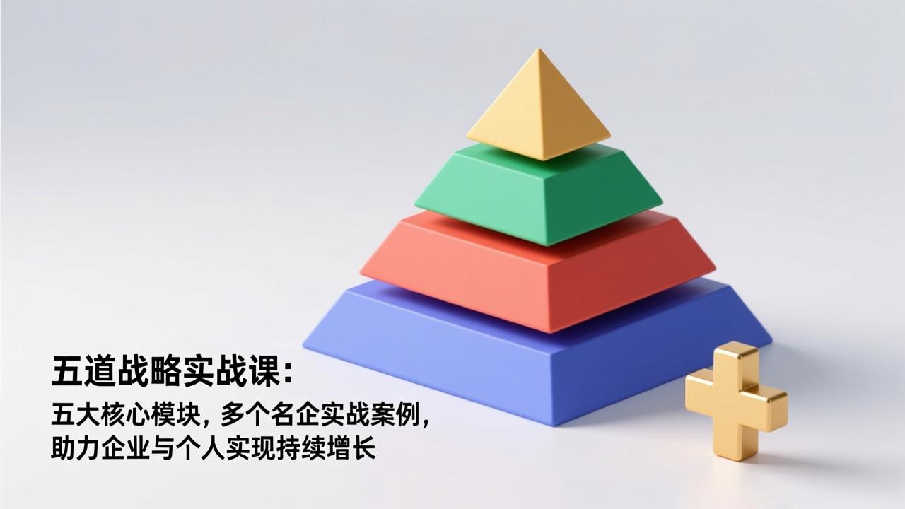 [营销-成交]（17095期）五道战略实战课：五大核心模块，多个名企实战案例，助力企业与个人实现持续增长
