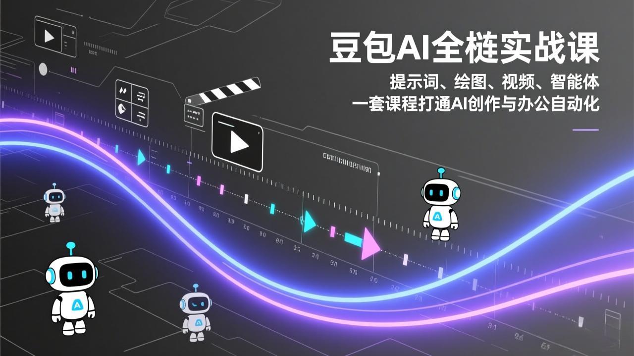 [人工智能]（17385期）豆包AI全栈实战课：提示词、绘图、视频、智能体，一套课程打通AI创作与办公自动化-第1张图片-智慧创业网