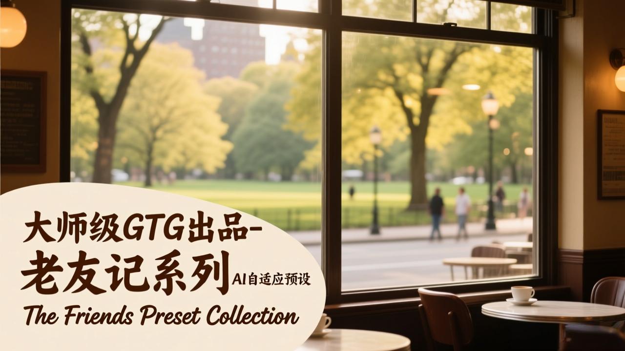 [美工-摄影-建站]（17403期）大师级GTG出品-老友记系列AI自适应预设The Friends Preset Collection-第1张图片-智慧创业网