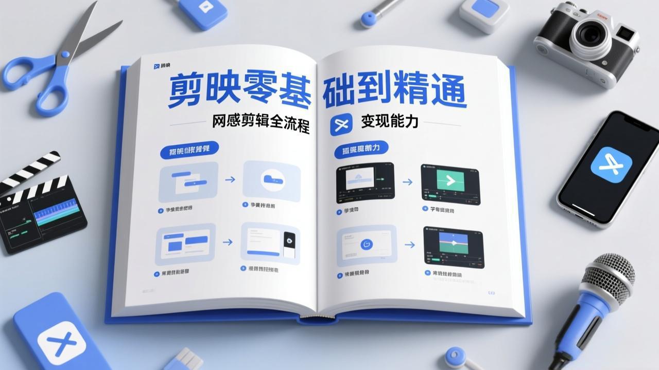 [短视频运营]（17473期）剪映零基础也能快速上手，从入门到精通掌握网感剪辑全流程，掌握能直接变现的剪辑能力