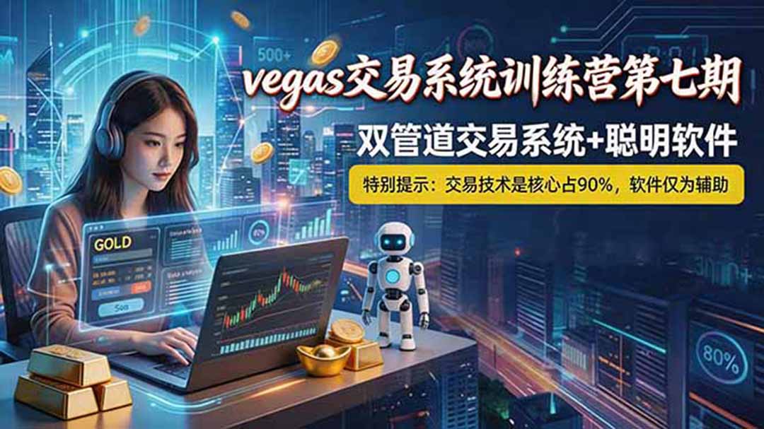 [虚拟项目]（18770期）【海外美金AI搬砖】Vegas交易技术+聪明软件， 黄金期货日赚50-1000U， 长期稳定，小白轻松上手-第1张图片-智慧创业网