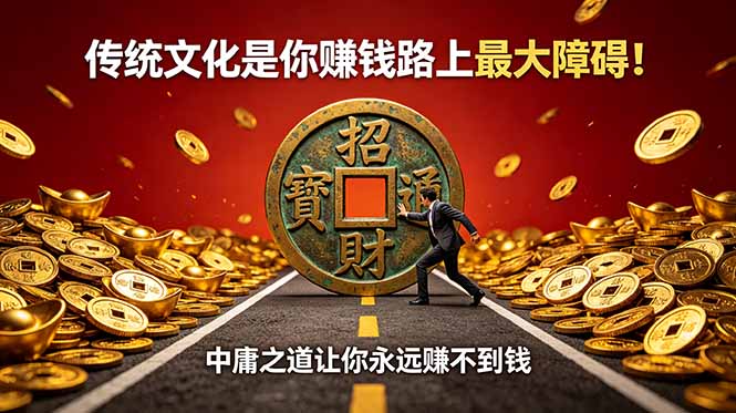 [其它资料]（18872期）付费文章：传统文化是你赚钱路上最大障碍！中庸之道让你永远赚不到钱-第1张图片-智慧创业网