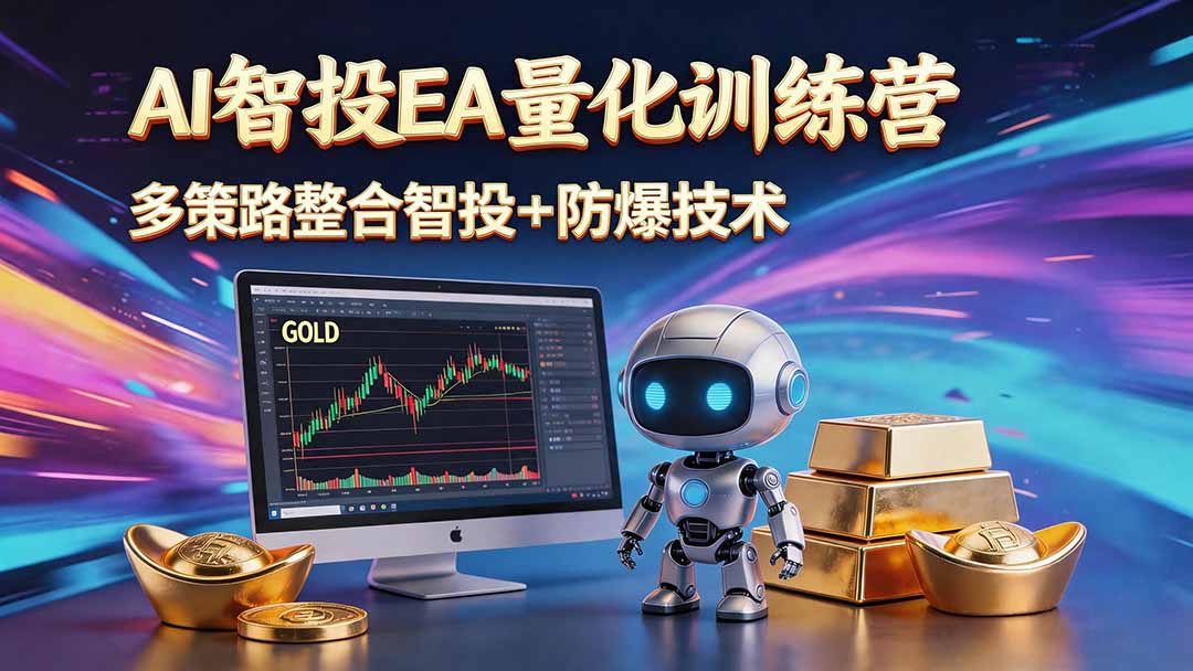 [虚拟项目]（18880期）AI智投EA量化运营技术，自动化黄金操盘技术，小白也可以轻松上手日入1000+-第1张图片-智慧创业网