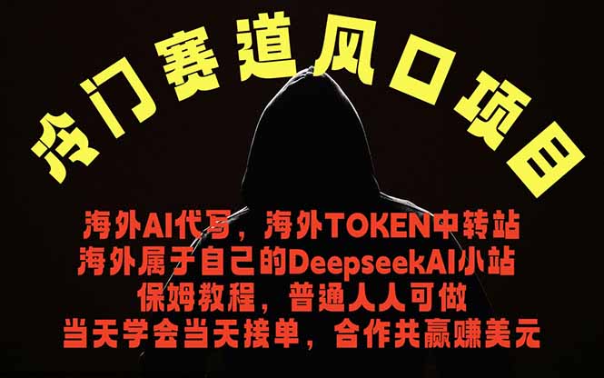 [虚拟项目]（18714期）冷门赛道风口项目 海外AI代写！0成本运作完全免费！当天注册当天接单，接单接到手抽筋，无脑...-第1张图片-智慧创业网