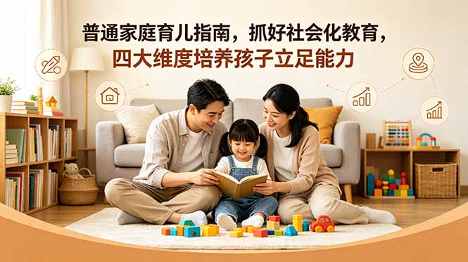 [其它资料]（18755期）付费文章：普通家庭育儿指南，抓好社会化教育，四大维度培养孩子立足能力-第1张图片-智慧创业网