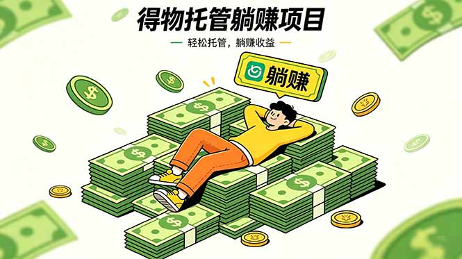 [虚拟项目]（18726期）26年6月必做！得物视频激励项目，全自动运营单号月利润3600+-第1张图片-智慧创业网