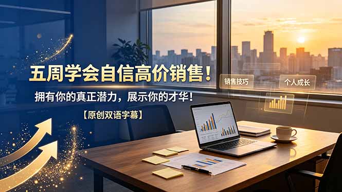 [国外项目]（19071期）五周学会自信高价销售！拥有你的真正潜力，展示你的才华！【原创双语字幕】-第1张图片-智慧创业网
