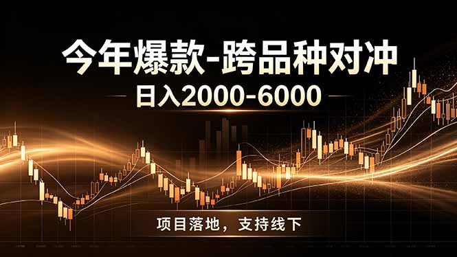 [虚拟项目]（19179期）全新跨品种对冲模式上线！日稳定盈利 2000-6000，合规长久可批量放大-第1张图片-智慧创业网