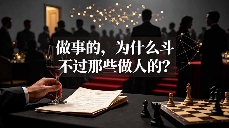 [其它资料]（19414期）付费文章：做事的，为什么斗不过那些做人的？-第1张图片-智慧创业网
