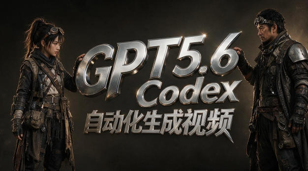 [AI人工智能]（19393期）GPT5.6+Codex自动化视频生成：提示词设计×角色设定×封面海报×工作流思路，高效产出AI视频-第1张图片-智慧创业网