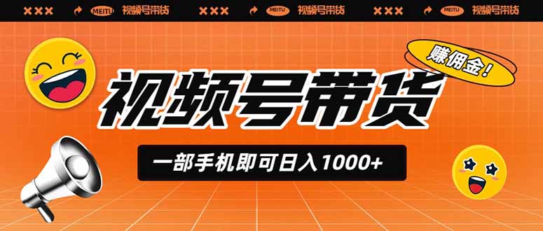 [虚拟项目]（19366期）视频号带货，一部手机即可日入1000+，无人直播玩法轻松躺赚带货佣金-第1张图片-智慧创业网